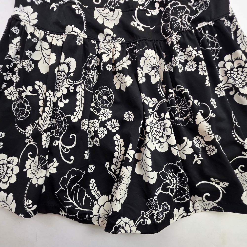 Azul Swim Dress Womens 22W Black White Floral Modest Romantic Vintage Versatile - Picture 15 of 15